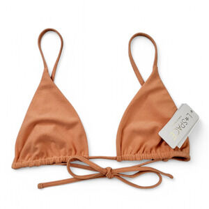 NWT L*SPACE‎ Brittany Tangy Terry Triangle Bikini Swim Top Adjustable Women's XL